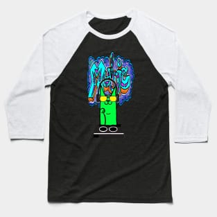 graffiti Rap cat 7 Baseball T-Shirt